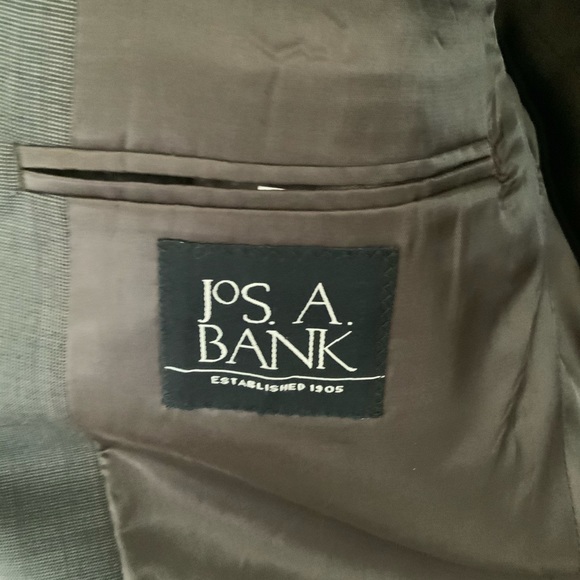 Jos A. Bank 100% Wool Tan 42 Regular - Picture 5 of 6